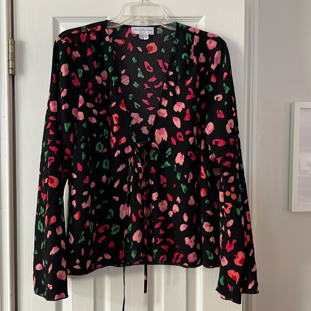 Never Fully Dressed tie front top. SEE MATCHING SKIRT in my closet.